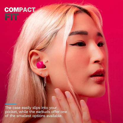 Jlab Go Air Pop+ Auriculares Inalámbricos Bluetooth, Rosa Rosa Oscuro