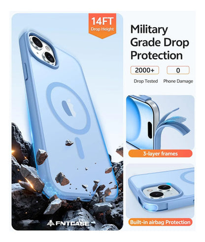 Funda Para iPhone 15 Azul Claro