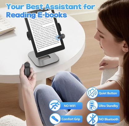 Control Remoto Page Turner Para Kindle Y Dispositivos Móvile Negro