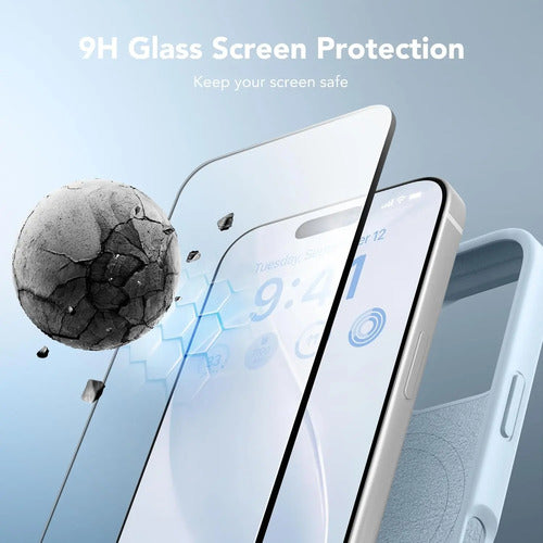 Funda Magnética Para iPhone 16 Pro Max Azul