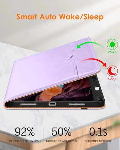 Funda Para iPad 11th Gen 11  2025 Y 10th Gen 10.9 Lavanda
