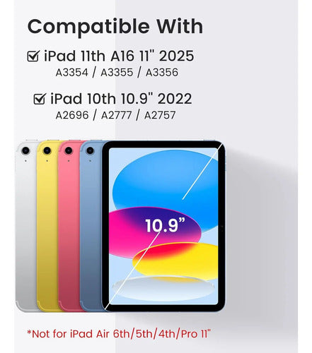 Funda Con Teclado Para iPad A16