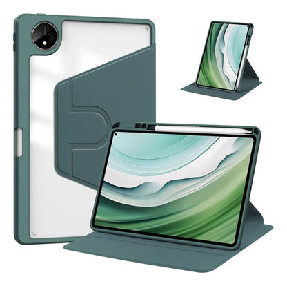 Funda Giratoria Para Huawei Matepad Pro Verde Oscuro