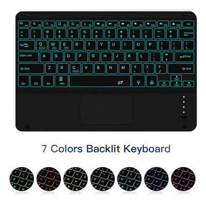 Funda Con Teclado Retroiluminado Para Lenovo Tab M10 Hd (... Negro