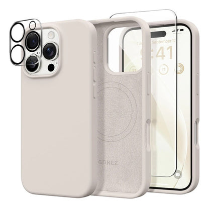 Funda Magnética Para iPhone 16 Pro Max Marrón