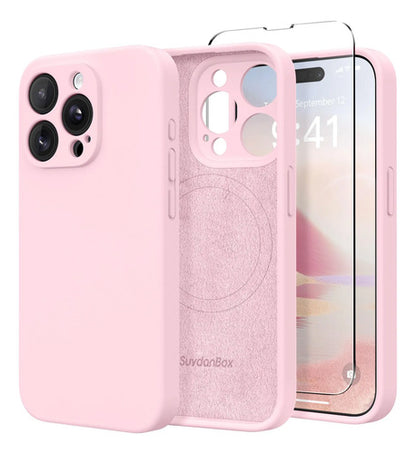 Funda Magnética Para iPhone 14 Pro Rosa