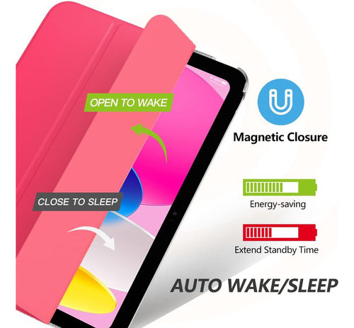 Funda Para iPad (a16) 11th Gen 2025 Y 10th Gen 2022 Rojo