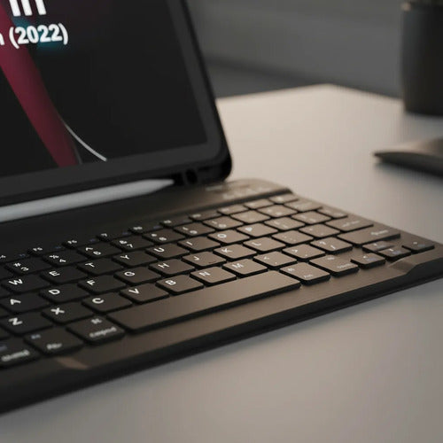Funda Con Teclado Para iPad (a16) 11th/10th Gen (11/10.9) Negro