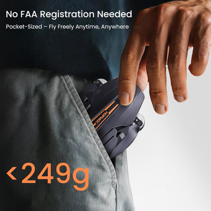 Drone Hofmoc Hm01 Con Cámara 4k, Motor Sin Escobillas, Fp... Negro