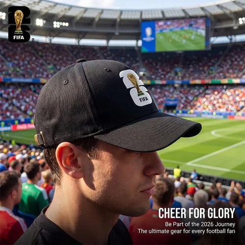 Gorro Fifa World Cup 2026 Negro Lisa Único