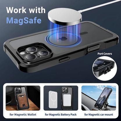 Funda Magnética Para iPhone 16 Pro Max Negro