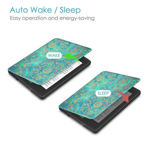 Funda Fintie Slimshell Para Kindle Paperwhite Azul