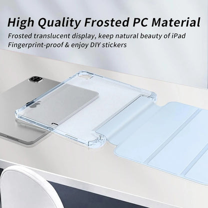 Funda Para iPad Pro 11 Pulgadas Con Soporte Para Lápiz Azul Claro