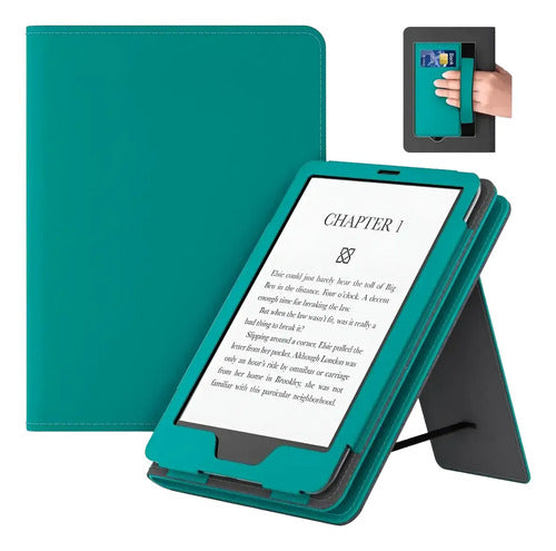 Funda Lainergie Para Kindle 6'' 11ª Gen, Cuero Pu, Soport...