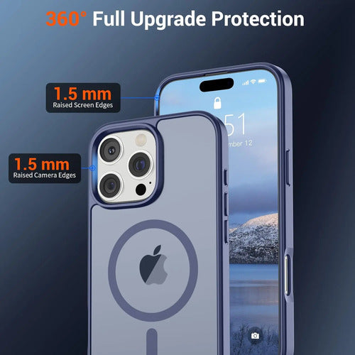 Funda Case Para iPhone 16 Pro Compatible Con Magsafe Lavanda