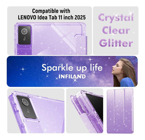 Funda Para Lenovo Idea Tab 11 Con Soporte Violeta