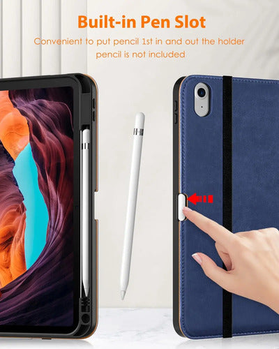 Funda Para iPad 11th Gen 11  2025 Y 10th Gen 10.9 Azul Marino