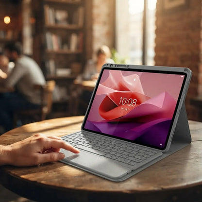 Funda Teclado Para Lenovo Idea Tab Pro 12.7 Gris