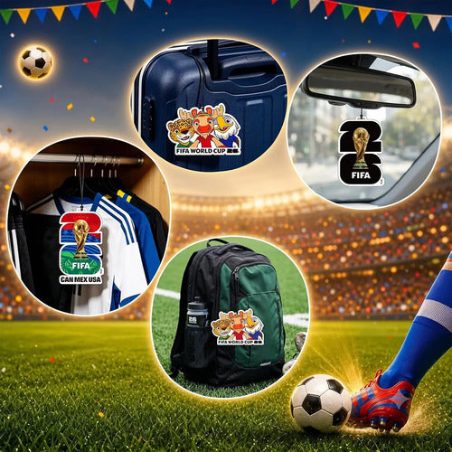 Ambientadores De Auto Fifa World Cup 2026 Marrón Fresco