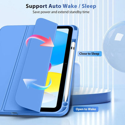 Funda Para iPad A16, 11va Gen 11'' 2025 Y 10ma Gen 10.9'' Celeste
